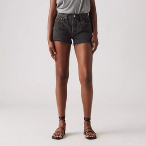 SP. Levi's 501 Original Fit High-Rise Women's Jean Shorts - Lunar Black‎ 27